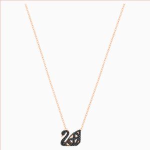 Swarovski Facet Swan Necklace